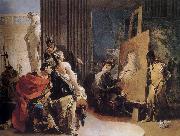 Giovanni Battista Tiepolo Alexander in the studio Germany oil painting artist